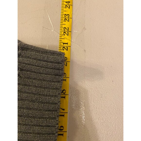 Izod Mens Cable Knit Sweater Crew Neck Olive Gray  XL - Picture 7 of 8